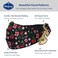 Blueberry Pet 9 Patterns Cherry Garden Black Dog Leash 4 ft x 1 Large Leashes for Dogs
