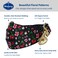 Blueberry Pet 9 Patterns Cherry Garden Black Dog Leash 4 ft x 1 Large Leashes for Dogs