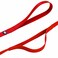 Blueberry Pet Essentials Double Handle Dog Leash for Traffic Control 5ft x 34 Medium Dog Leash Classic Dog Leash with Two Handles for Dogs That Pull Nylon 2 Handle Dog Leash in Rouge Red