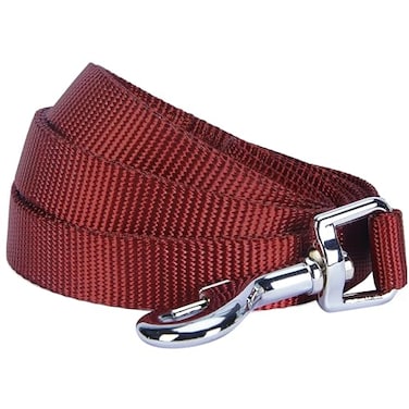 Blueberry Pet Essentials Fired Brick Dog Leash for Large 4 1 Dogs Heavy Duty Nylon Lead Lightweight Puppy Cat Leash for Walking Training