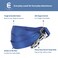 Blueberry Pet Essentials Marina Blue Dog Leash for Large 4 1 Dogs Heavy Duty Nylon Lead Lightweight Puppy Cat Leash for Walking Training