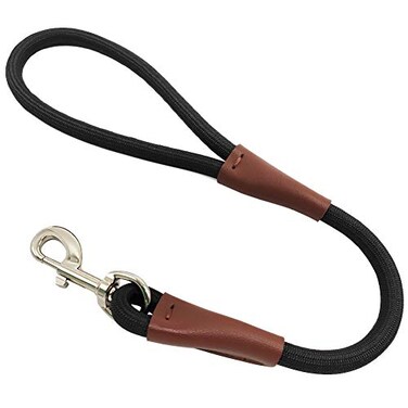 BTINESFUL 18 Inch Short Dog Leash12 Thick Nylon Rope Traffic Dog Leash