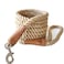 BTINESFUL Heavy Duty Cotton Dog Leash 3FT 5FT 10FT Strong Rope Leash Soft Handle Dog Traction for Large Medium Dogs Hiking Camping Exploring Walking12 x 10ft Brown