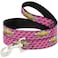 Buckle-Down BuckleDown Dog Leash Chevy Gold Bowtie Logo Pink 4 Feet Long 10 Inch Wide DLWCH010