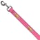 Buckle-Down BuckleDown Dog Leash Chevy Gold Bowtie Logo Pink 4 Feet Long 10 Inch Wide DLWCH010