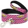 Buckle-Down BuckleDown Dog Leash Chevy Gold Bowtie Logo Pink 4 Feet Long 10 Inch Wide DLWCH010