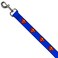 Buckle-Down BuckleDown Dog Leash Superman Shield Blue Available in Different Lengths and Widths for Small Medium Large Dogs and Cats Multicolor 6 Feet Long 12 Wide DL6FTWSM001N
