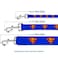 Buckle-Down BuckleDown Dog Leash Superman Shield Blue Available in Different Lengths and Widths for Small Medium Large Dogs and Cats Multicolor 6 Feet Long 12 Wide DL6FTWSM001N