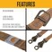 Carhartt Pet Durable Nylon Webbing Leashes for Dogs Reflective Stitching for Visibility Light Moss Nylon Webbing Large