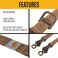 Carhartt Pet Durable Nylon Webbing Leashes for Dogs Reflective Stitching for Visibility Light Moss Nylon Webbing Large
