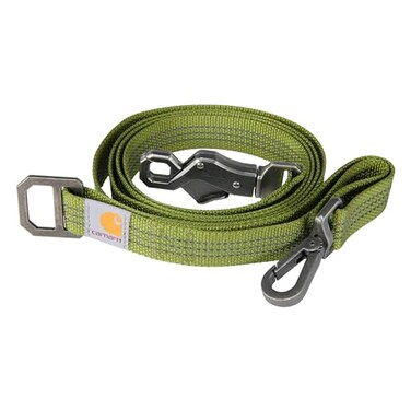 Carhartt Pet Durable Nylon Webbing Leashes for Dogs Reflective Stitching for Visibility Light Moss Nylon Webbing Large