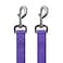 Cyclpet Advanced 12 Inches Nylon Short Dog Leash with Heavy Duty Clasp and Comfortable Soft Padded Handle for Large Medium Breed Dogs JoggingWalkingTraining etc 12 Inches Ultra Violet