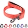Cyclpet Advanced 4 Feet Dog Leash with Padded HandleSturdy Nylon Dogs Leads for Medium Large Dogs WalkingTrainingHikingJoggingCampingetc Living Coral Large 4 Feet Length 1 Inch Width