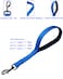 Cyclpet Premium 12 Inches Nylon Short Dog Leash with Heavy Duty Clip and Soft Padded Handle for Large Medium Breed Dogs Daily Use JoggingWalkingTraining etc 12 Inches Classic Blue
