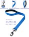 Cyclpet Premium18 Inches Nylon Short Dog Leash with Heavy Duty Clip and Soft Padded Handle for Large Medium Breed Dogs Daily Use JoggingWalkingTraining etc 18 Inches Classic Blue