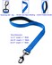 Cyclpet Premium18 Inches Nylon Short Dog Leash with Heavy Duty Clip and Soft Padded Handle for Large Medium Breed Dogs Daily Use JoggingWalkingTraining etc 18 Inches Classic Blue