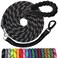 jenico Dog Leash 40FT Heavy Duty Leash with Swivel Lockable Hook andReflective Threads Bungee Dog Leash Comfortable Padded Handle for Walking for Small Medium Large Dog