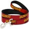 Buckle-Down Dog Leash Bazinga Red Gold Black 4 Feet Long 10 Inch Wide