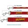 Buckle-Down Dog Leash Bazinga Red Gold Black 4 Feet Long 10 Inch Wide