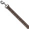 Buckle-Down Dog Leash Star Wars Chewbacca Bandolier Bounding Browns Gray 6 Feet Long 05 Inch Wide
