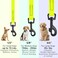 Dogline Biothane Waterproof Dog Leash Strong Coated Nylon Webbing with Black Hardware OdorProof Easy to Clean High Performance for Small or Large Dogs Made in USA 4 or 6 ft Lead Safety Yellow