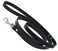 Dogs My Love Genuine Leather Classic Dog Leash 4 Ft Long 9 Sizes XXSmall Width 8mm 03 Black