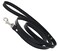 Dogs My Love Genuine Leather Classic Dog Leash 4 Ft Long 9 Sizes XXSmall Width 8mm 03 Black