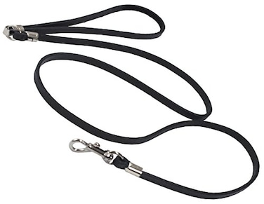 Dogs My Love Genuine Leather Classic Dog Leash 4 Ft Long 9 Sizes XXXSmall Width 6mm 14 Black