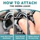 Embark Pets Embark Adventure Pro 6ft Dog Leash Heavy Duty Mountain Climbing Rope with Locking Carabiner NoPull Training Lead for Small Medium Large Dogs Strong Durable Nylon Pet Leash Navy Blue