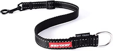EzyDog Leash Soft Touch Extension Black
