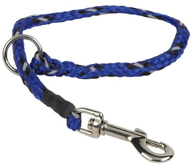 EzyDog Standard 24Inch Rope Dog Leash Extension Reflective Trim for Nighttime Safety Add 2 for Walking 2 Dogs Tangle Free with Our Cujo Leashes 24 Blue
