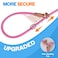 Grand Line Slip Lead Dog Leash No Pull Training Dog Lead with 5ft Reflective Rope Durable CollarFree for Small Medium Large Dogs and Puppies PinkM