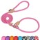 Grand Line Slip Lead Dog Leash No Pull Training Dog Lead with 5ft Reflective Rope Durable CollarFree for Small Medium Large Dogs and Puppies PinkS