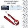 Hamilton Single Thick Deluxe Nylon Dog Leash with Swivel Snap 38 by 6 Long Hot Pink