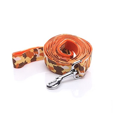 TAIDA Heavy Duty Dog Leash 4 FT 6 FT 10 FT Long 1 Inch Wide Nylon Camouflage Dog Leash for Small and Medium Dogs