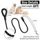 Homimp HOMIMP Chew Proof Dog Leash for Medium Large Dogs Reflective 6 FT Heavy Duty Metal Chain Dog Leashes with Soft Padded Handle Anti Bite Durable Rope Leashes for Pitbull Non Chewable