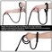 Homimp HOMIMP Chew Proof Dog Leash for Medium Large Dogs Reflective 6 FT Heavy Duty Metal Chain Dog Leashes with Soft Padded Handle Anti Bite Durable Rope Leashes for Pitbull Non Chewable