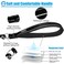 Homimp HOMIMP Chew Proof Dog Leash for Medium Large Dogs Reflective 6 FT Heavy Duty Metal Chain Dog Leashes with Soft Padded Handle Anti Bite Durable Rope Leashes for Pitbull Non Chewable