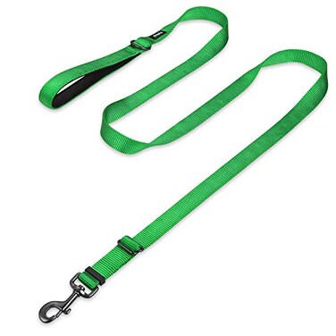 Hyhug Nylon Adjustable 46ft Dog Leash with Soft Neoprene Padded Handle Durable Heavy Duty Leash with EasytoUse Bolt Snap Ideal for Jogging Outdoor