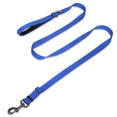 Hyhug Pets Premium Upgraded Adjustable Between 4 Feet and 6 Feet Leash with Sturdy Nylon and Super Soft Neoprene Lined Handle for Small Medium Large Dogs Lead
