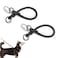 JLEivvi 2 PCS Dog Leash Extension Chew Proof Heavy Duty Dog Leash Extender Leash Attachment Connect Leash Compatible with All Collars Leashes for Small Medium and Large Dogs