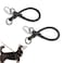 JLEivvi 2 PCS Dog Leash Extension Chew Proof Heavy Duty Dog Leash Extender Leash Attachment Connect Leash Compatible with All Collars Leashes for Small Medium and Large Dogs
