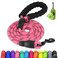 Joytale Dog Leash for Large Dogs Heavy Duty Nylon Leashes with Comfortable Padded Handle and Highly Reflective Threads Ideal for Walking and Training Pink 612