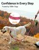 Joytale Dog Leash for Large Dogs Heavy Duty Nylon Leashes with Comfortable Padded Handle and Highly Reflective Threads Ideal for Walking and Training Pink 612
