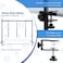 KELIXU Dog Grooming Arm with Clamps H Shape Pet Grooming Table Arm with 3 Loop Noose Pet Grooming Supplies for LargeMediumSmall Pets 32 Height Adjustable and 34 50 Width Adjustable Black