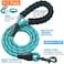 ladoogo Ladoogo Heavy Duty Dog Leash Comfortable Padded Handle 5 ft Long Dog Leashes for Small Medium Large Dogs LeashCollar XS Neck 105135 Blue