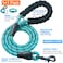 ladoogo Ladoogo Heavy Duty Dog Leash Comfortable Padded Handle 5 ft Long Dog Leashes for Small Medium Large Dogs LeashCollar XS Neck 105135 Blue