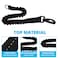 jenico Long Dog Leash 15 FT Heavy Duty Rope Leashes for Dogs Training with Swivel Lockable Hook Reflective Threads Bungee and Padded Handle Dog Lead for Large Small Medium Dogs Outside Walking Hiking