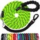 jenico Long Dog Leash 30 FT Heavy Duty Rope Leashes for Dogs Training with Swivel Lockable Hook Reflective Threads Bungee and Padded Handle Dog Lead for Large Small Medium Dogs Outside Walking Hiking