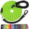 jenico Long Dog Leash 30 FT Heavy Duty Rope Leashes for Dogs Training with Swivel Lockable Hook Reflective Threads Bungee and Padded Handle Dog Lead for Large Small Medium Dogs Outside Walking Hiking
